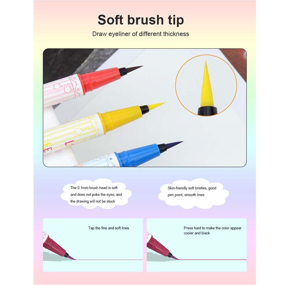 Bút Kẻ Mắt Dạng Lỏng Nhanh Khô Lâu Trôi Chống Nhòe Cho Người Mới Bắt Đầu