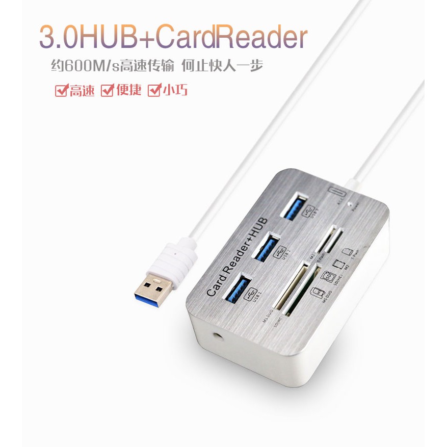 Bộ Chuyển Đổi Hub Usb 3.0 Tốc Độ Cao Đa Năng