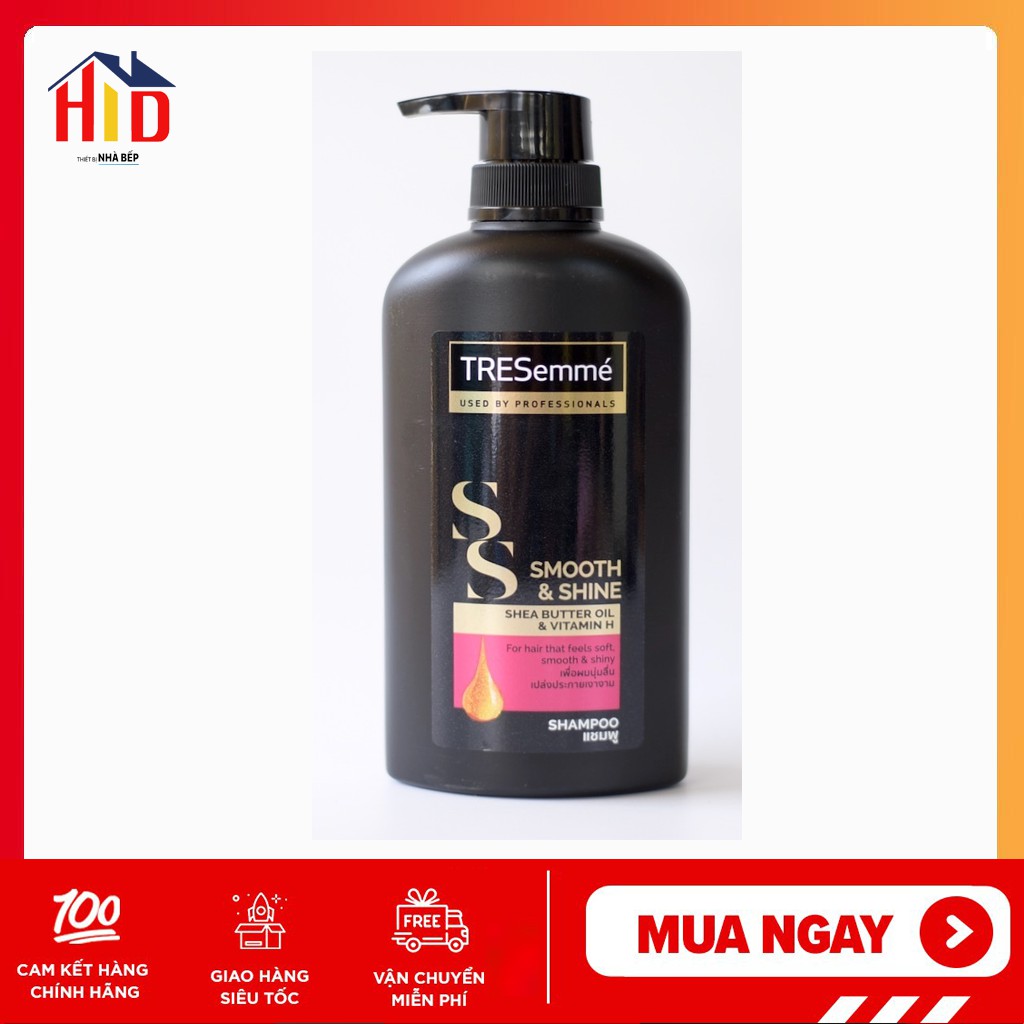 Dầu gội Tresemme KERATIN SMOOTH Thái Lan 450ml (Đen)