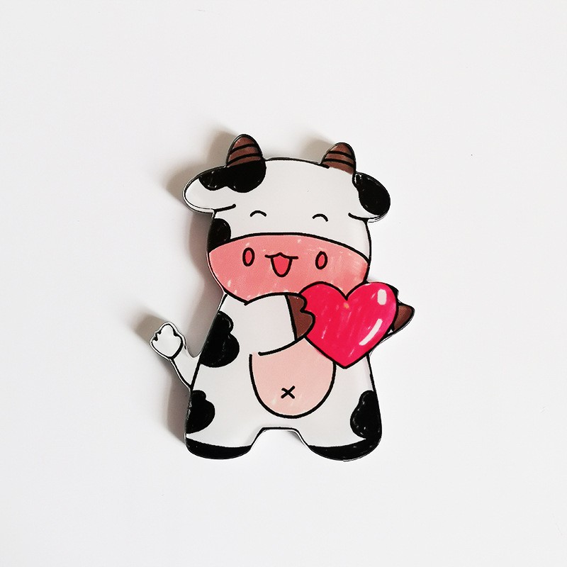 Cài áo huy hiệu trang trí balo, túi ví cute hàn quốc
