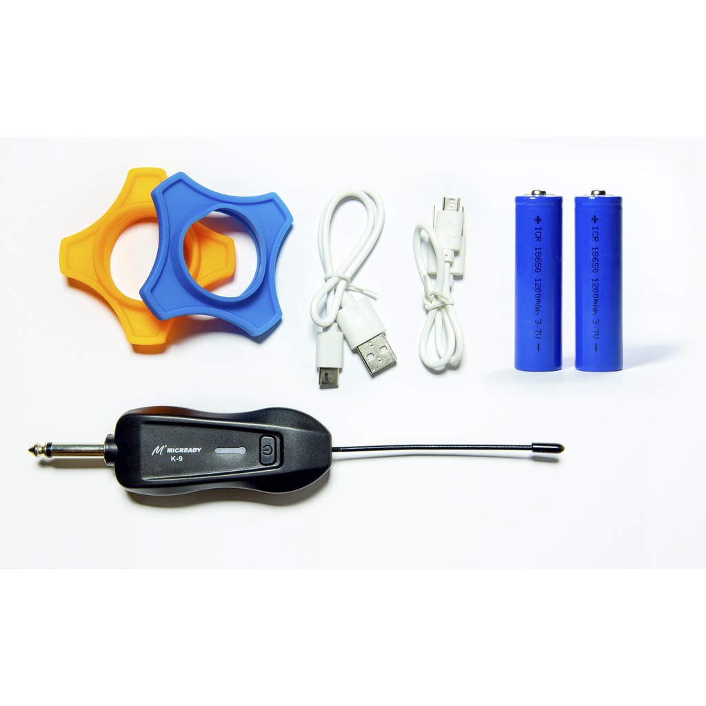 Micro karaoke không dây đa năng M3Micready K-9 chỉnh echo bass âm lượng trên Mic, pin sạc, chính hãng