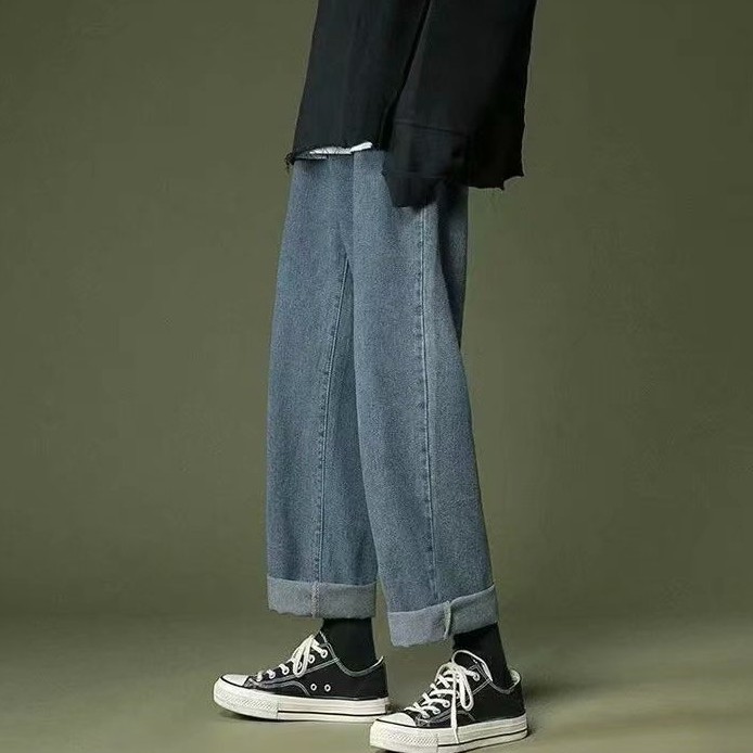 Quần Jeans Baggy Dáng Rộng Thời Trang Cho Nam