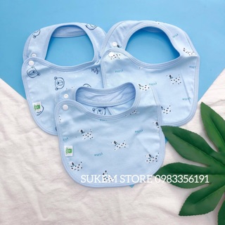 Set 3 yếm tròn sơ sinh Mipbi