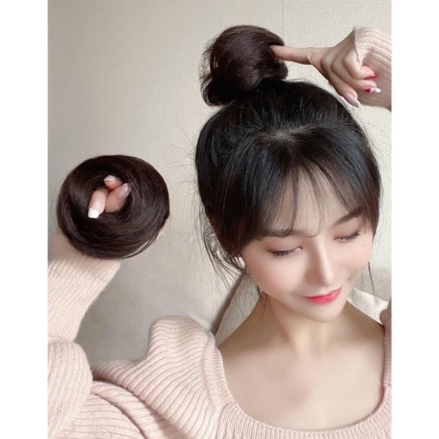 Tóc búi cuộn cao cấp