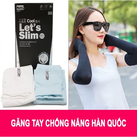 Gang Tay Chống Nắng Hàn Quốc Mẫu Mới | Gang Tay Chống Nắng Xỏ Ngón Let's Slim