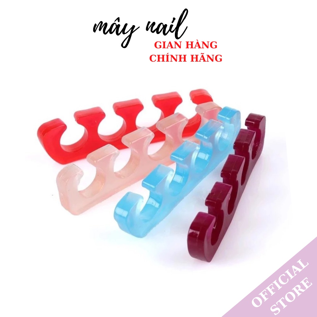 Tách ngón chân SiLiCon , Kẹp tách ngón chân nail 1 cặp