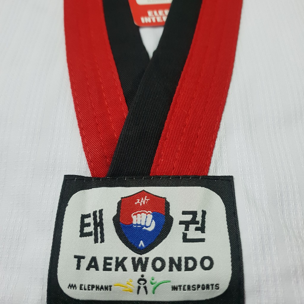 ĐỒ VÕ TAEKWONDO CAO CẤP ( HIỆU ELEPHANT INTERSPORTS UNIFORM) - LÂM BÁ.