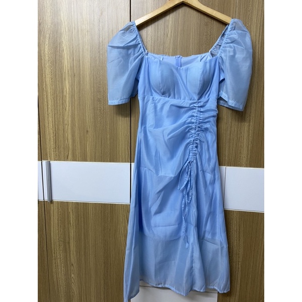 Thanh lý Đầm voan tơ nhún eo lót ngực New 100%