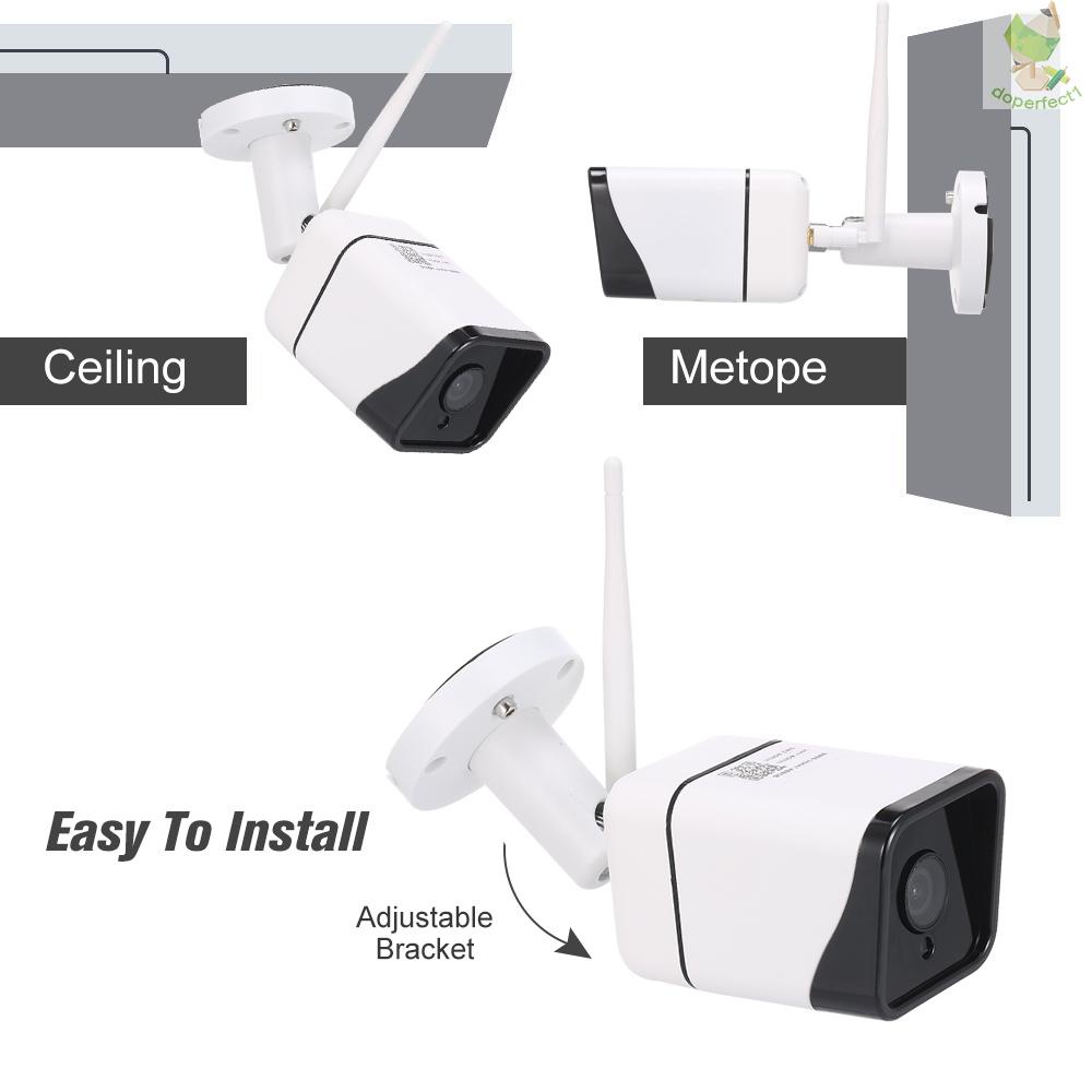 3.0MP Wireless WIFI HD IP Camera 3.6mm 1/2.7" CMOS H.265 P2P Onvif 36pcs IR Lamps Night View IR-CUT Motion Detection Phone APP Control Indoor/Outdoor Waterproof Home Security