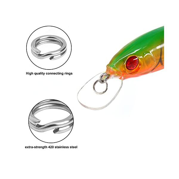 Set 20 Ring Inox câu lure