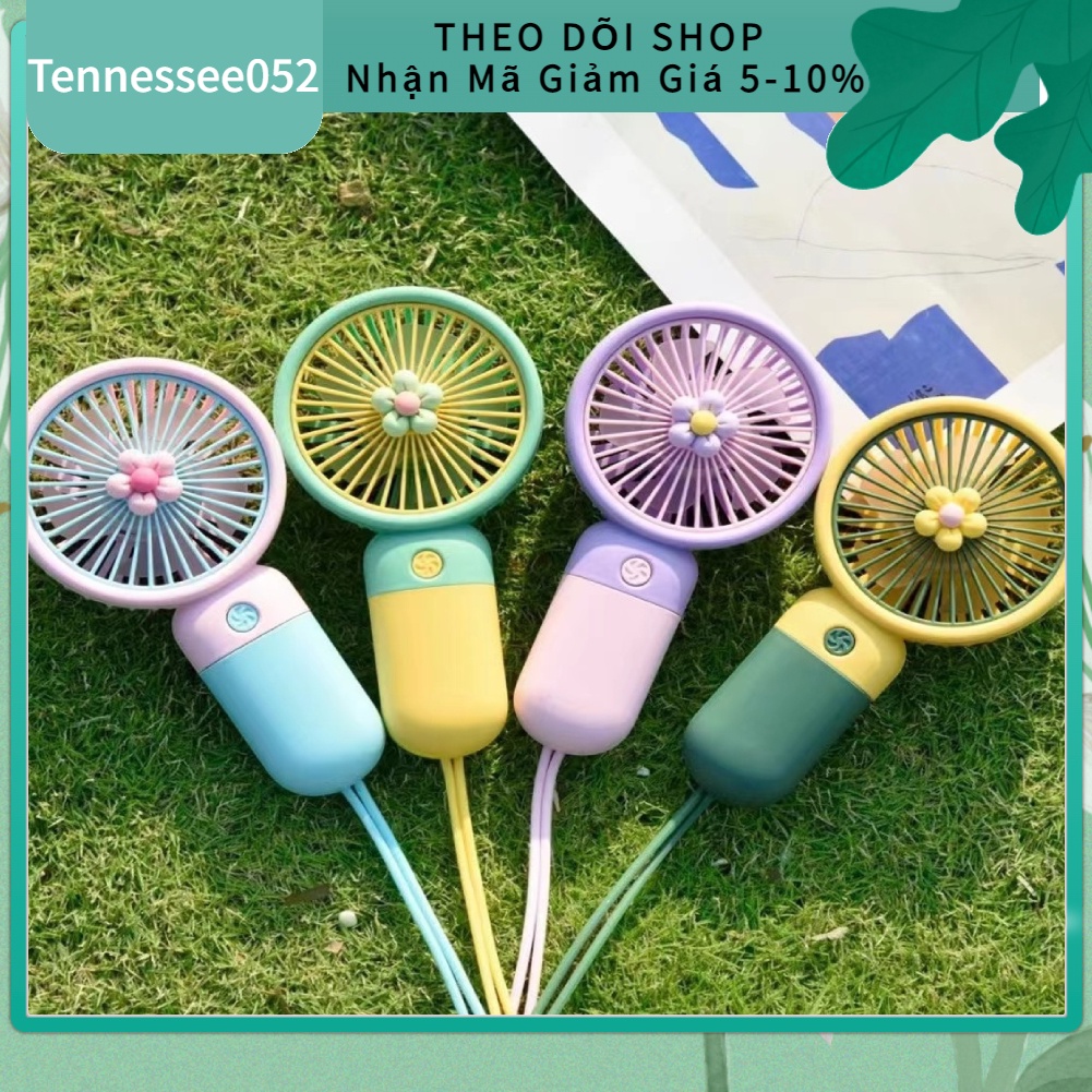 Quạt Sạc Usb Cầm Tay Hình Trái Cây/Hoa Dễ Thương Quạt cầm tay Silicone Mềm Mini USB C