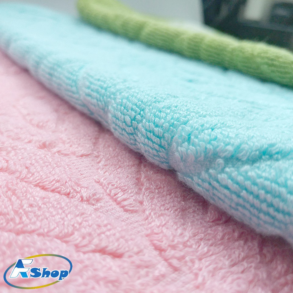 Đồ dùng phòng tắm ️💦 FREE SHIP [99k] 💦 Khăn mặt sợi tre hoa văn cao cấp 30x50CM