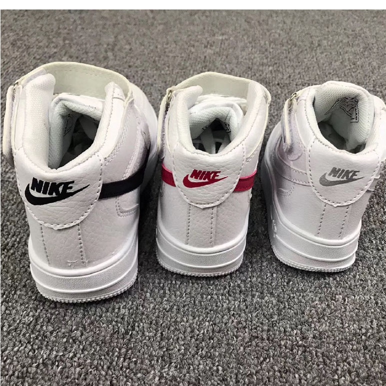 Giày thể thao Nike Air Force 1 Af1 bằng da lộn năng động dành cho bé