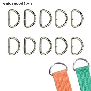 //Enjoy shopping // 10Pcs Metal D Ring D-rings Purse Buckles For Clothes Bag Case Strap Web Belt .