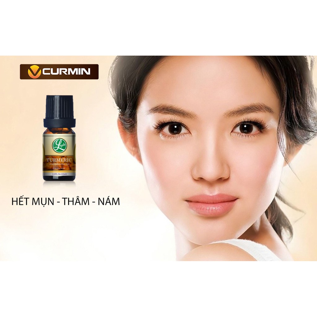 Combo 1 hộp Tinh bột nghệ Viện Khoa Học Công Nghệ VCURMIN 100g + 1 tinh dầu nghệ nguyên chất VCURMIN