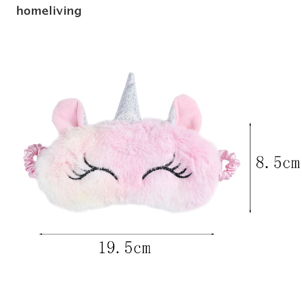 Mặt Nạ Che Mắt Thư Giãn Họa Tiết Kỳ Lân Hoạt Hình 3D