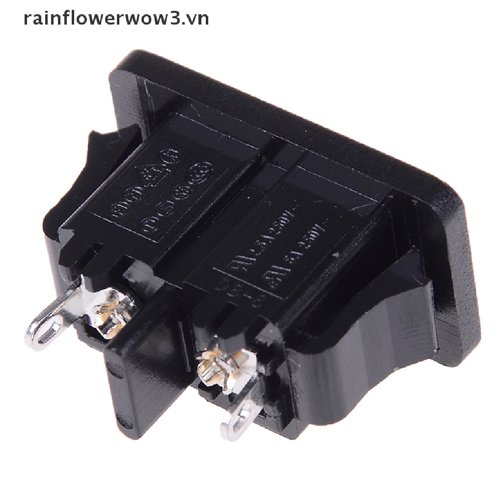 Set 5 Đầu Nối Phích Cắm Điện 2 Chấu AC250v 2.5a Ic320 c8