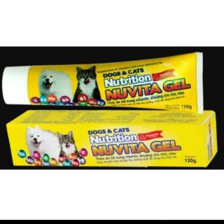 Gel dinh dưỡng Nuvita gel cho chó mèo 120g