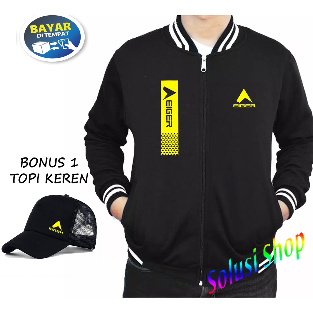 Áo khoác bóng chày + mũ / áo thun / áo thun / mũ bóng chày màu vàng | BigBuy360 - bigbuy360.vn