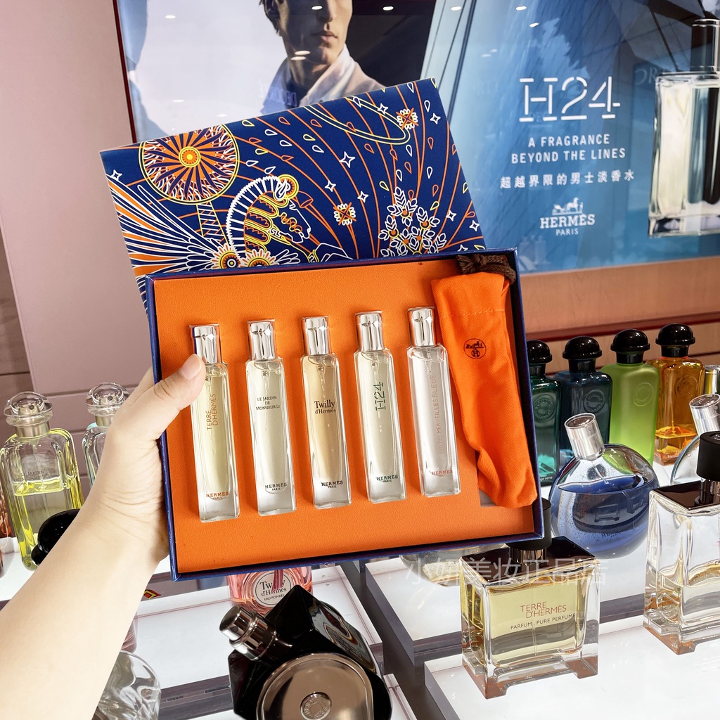 Bộ Nước Hoa herme h24 twilly Lagoo starlight 5 * 15ml