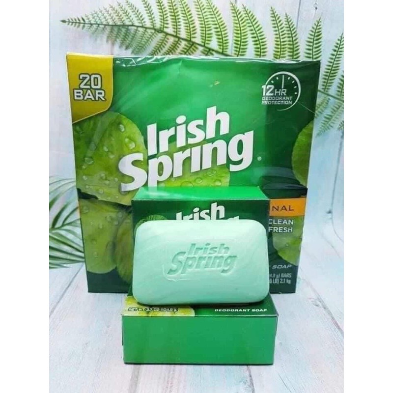 Xà Phòng Diệt Khuẩn Irish Spring Deodorant Soap Original làm sạch da không gây kích ứng - EDS Hàng Mỹ
