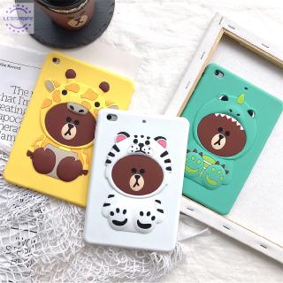 Ốp lưng hình gấu dễ thương cho điện thoại 2017 9.7 Inch ipad Air 3 10.5 Inch Pro10.5 Inch Air2 IPAD