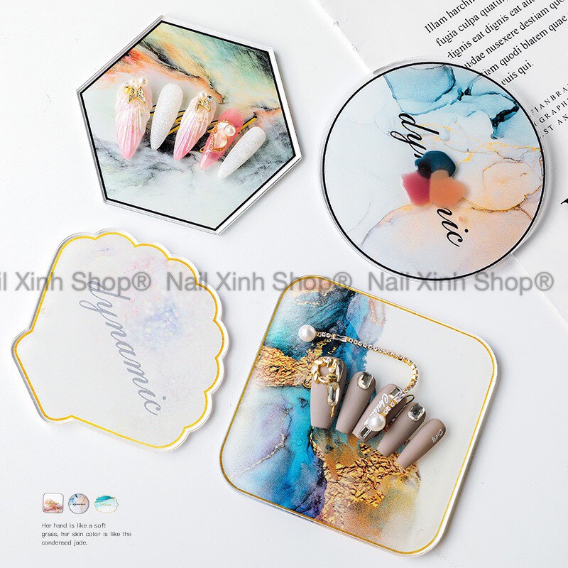 Vỉ pha màu gel, chụp hình sản phẩm, phụ kiện trang trí nail nghệ thuật ,Nail Xinh Shop