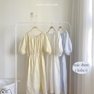 Váy thô 3 màu cổ sen rời