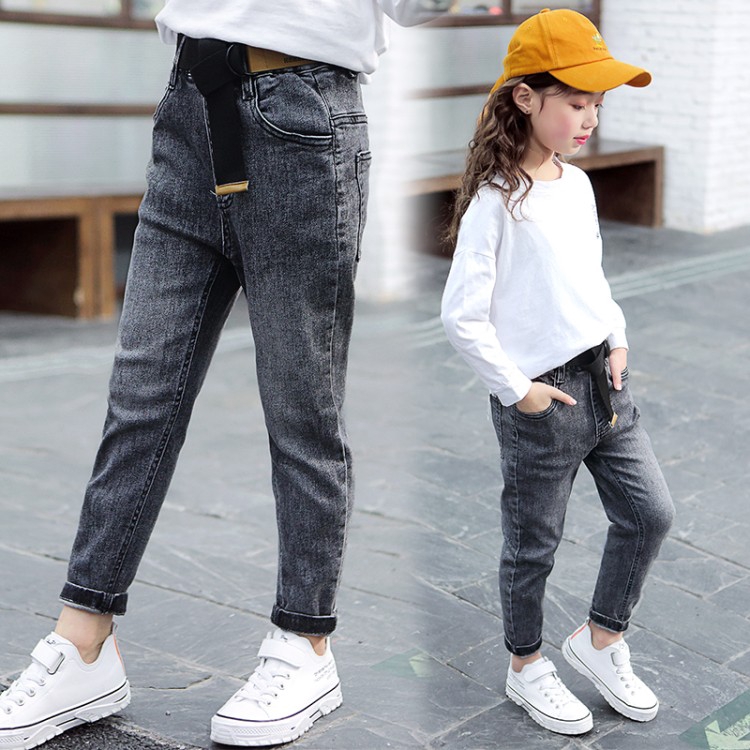 Quần Jeans Dài Thời Trang Cho Bé