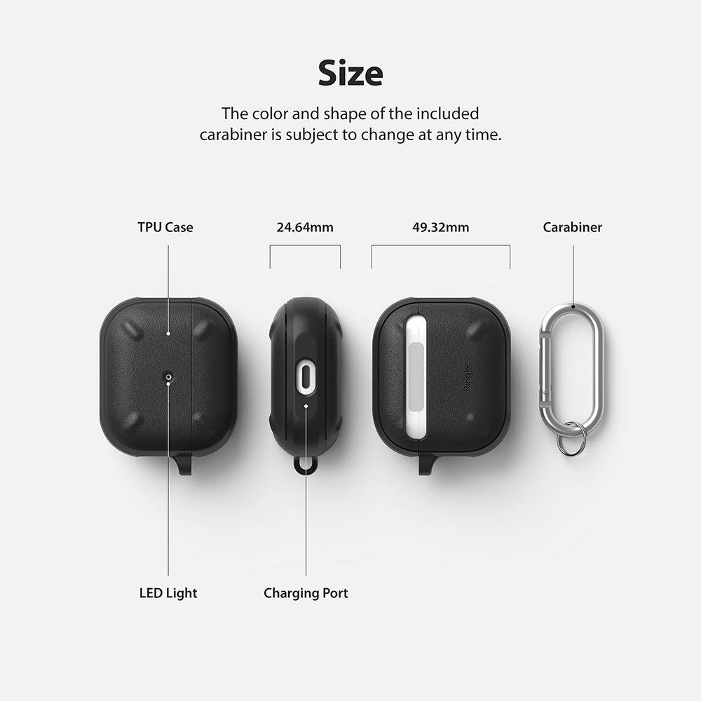 Vỏ ốp bảo vệ AirPods 3 Ringke Onyx Hàn Quốc