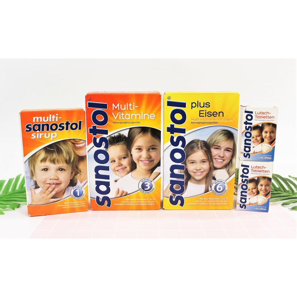 VITAMIN TỔNG HỢP SANOSTOL NỘI ĐỊA ĐỨC SỐ 1 DẠNG SIRO