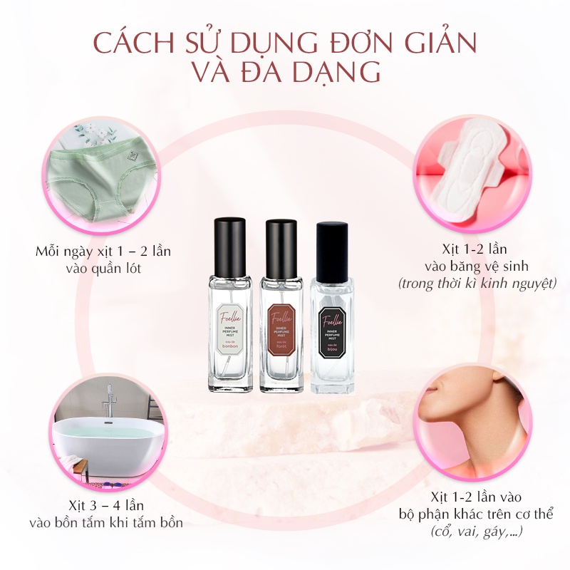 [Mã FMCGMALL giảm 8% đơn 250K] Nước Hoa Vùng Kín Foellie Dạng Xịt Nồng Đượm 20ml - Eau de Bijou Inner Perfume Mist 6220 | BigBuy360 - bigbuy360.vn