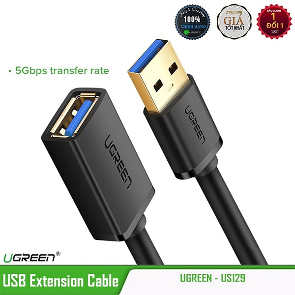 Cáp Nối Dài USB 3.0 2M Cao Cấp UGREEN | BigBuy360 - bigbuy360.vn