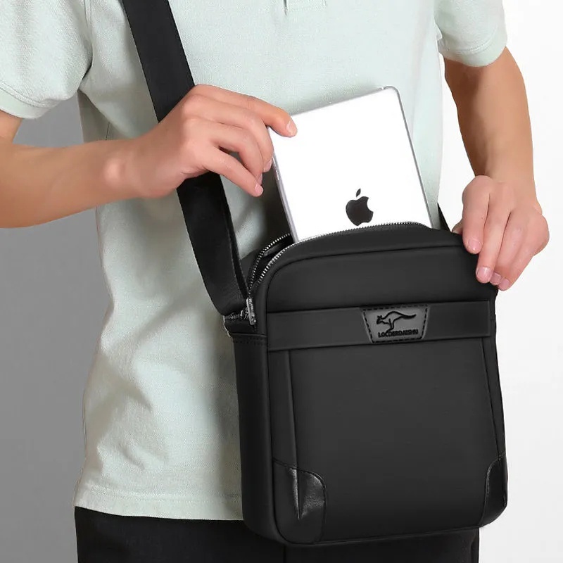 Túi đeo vai bằng nylon chống thấm nước phong cách công sở thời trang cho nam KO005