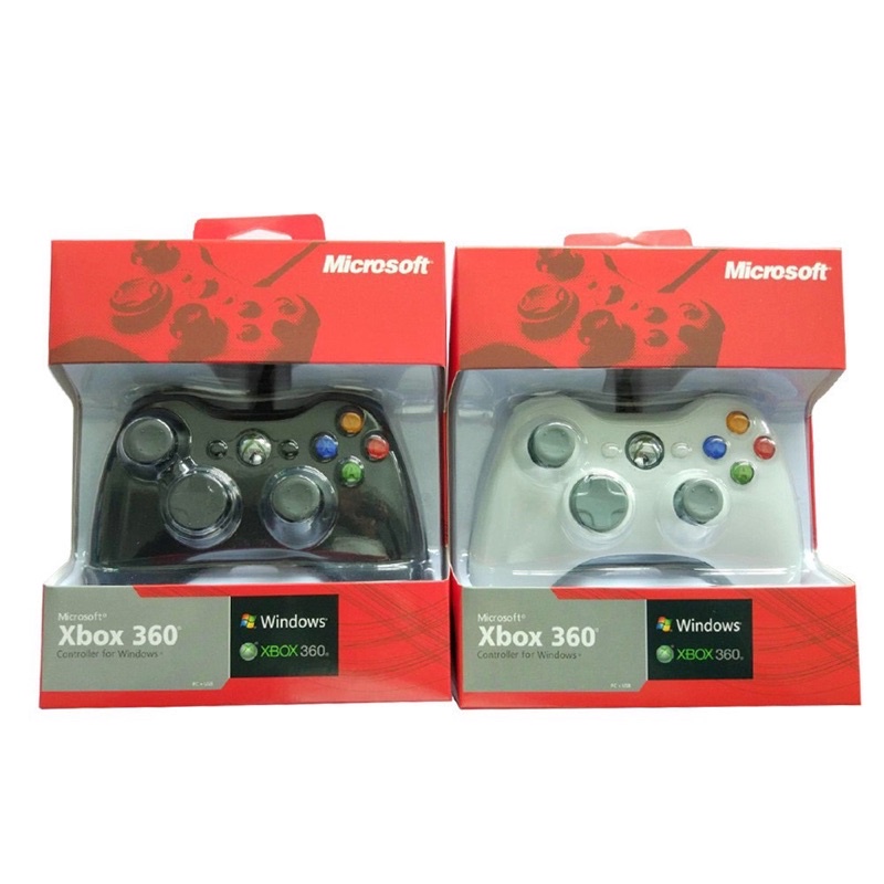 Tay Cầm Xbox 360 Có Dây Chĩnh Hãng Chơi mọi loại gaming cắm cổng USB