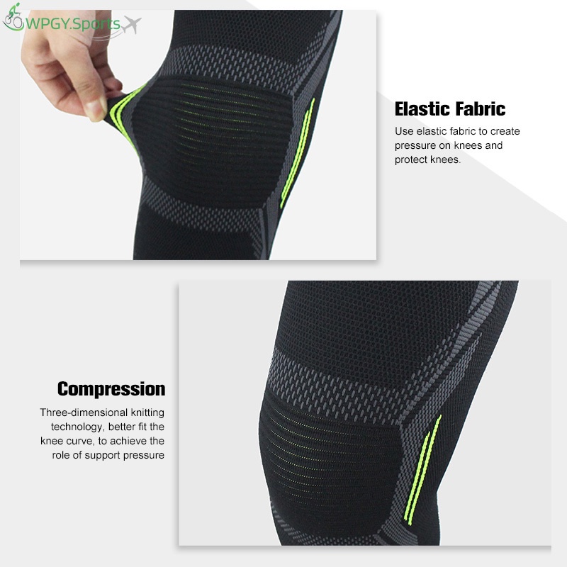 Bộ 2 Băng Đầu Gối Co Giãn Chống Trượt Chuyên Dụng Cho Người Chơi Thể Thao