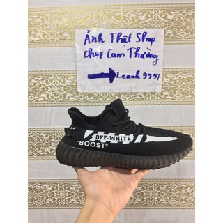 Giày thể thao yeezy 350 v2 đen off