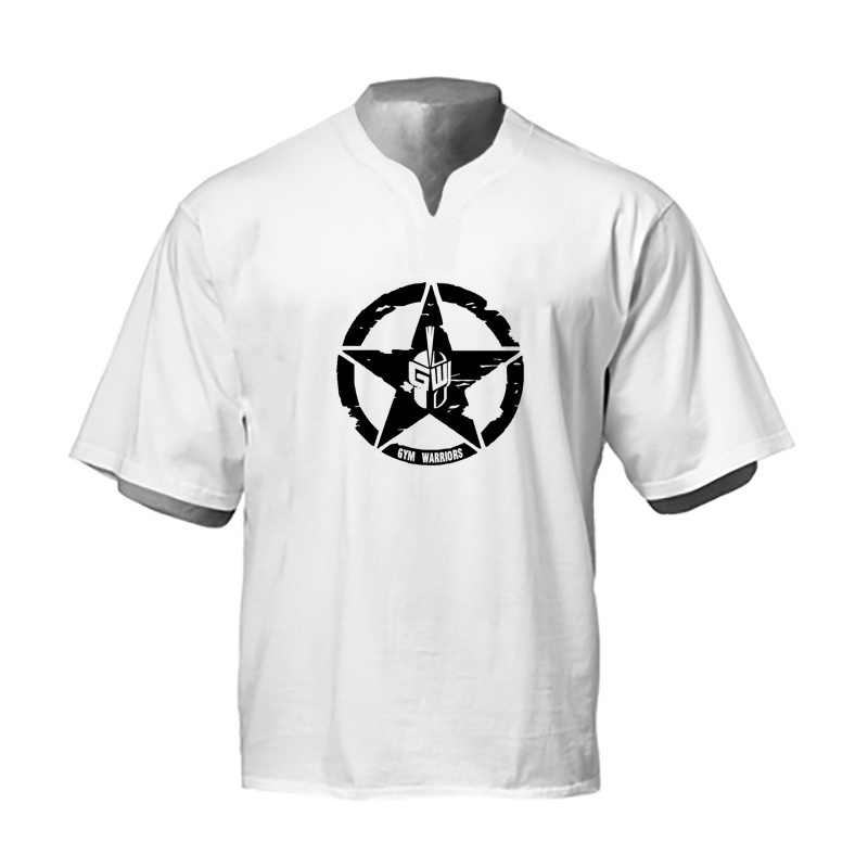 Áo Thun Cotton Cổ Chữ V Thoáng Khí Thời Trang Mùa Hè Cho Nam Cỡ M-2XL