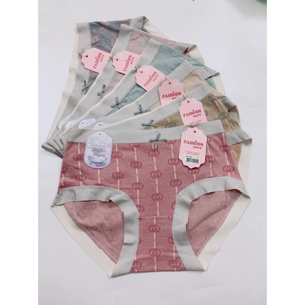 Quần lót nữ cotton co giãn 4 chiều, cạp cao gen nhẹ bụng dưới, ôm mông, không hằn. Phom 60-72kg, vòng mông 100-115cm