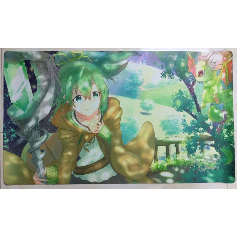 Bàn Đấu Bài Playmat YugiOh! Hình Winda, Priestess of Gusto