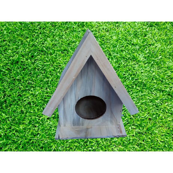 Tổ đẻ cho yến phụng Tổ Chim Bằng Gỗ Hình Ngôi Nhà Dễ Thương Xinh Xắn