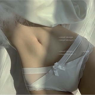 Quần lót ren cạp chéo đính nơ sexy CAO CẤP