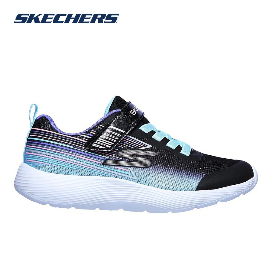 Giày sneaker quai dán bé gái SKECHERS Dyna-Lite 302456L-BKMT