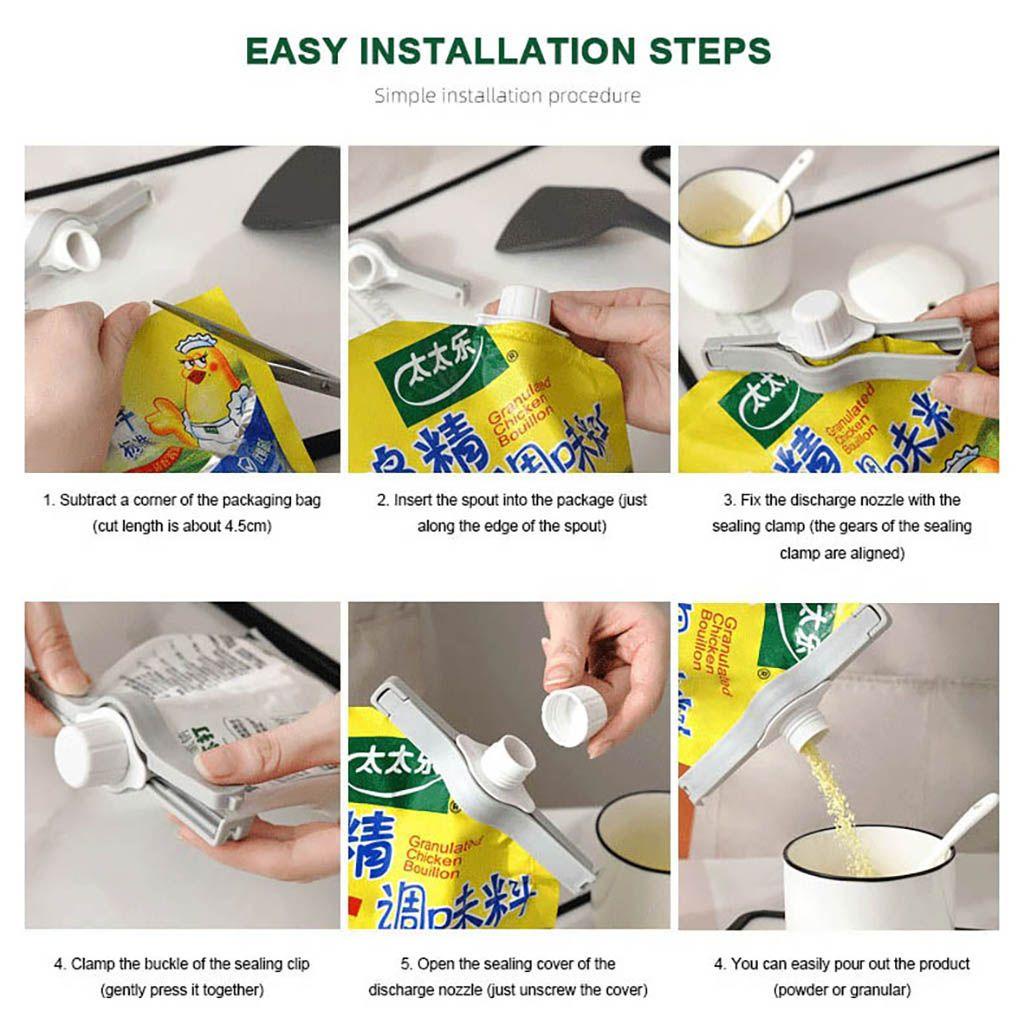 Set 3 Vòi Rót Bằng PP Chống Ẩm Tiện Dụng Cho Nhà Bếp