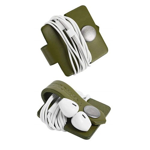 Miếng kẹp tai nghe điện thoại da bò màu ngẫu nhiên | BigBuy360 - bigbuy360.vn