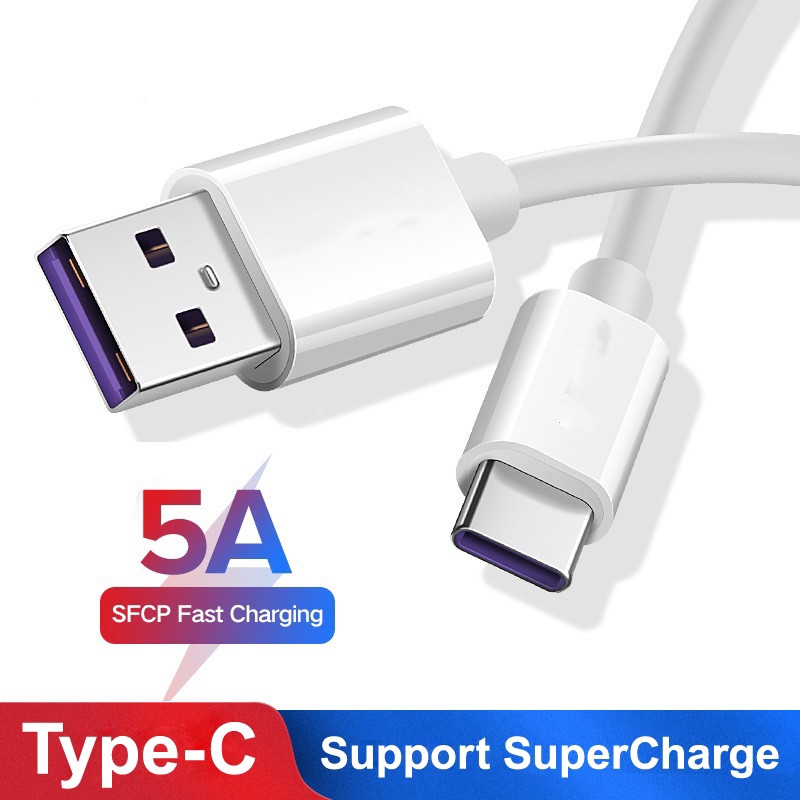 Cáp sạc siêu nhanh Huawei USB 5A USB 3.1 Type C P30 P20 Pro Mate 20 30