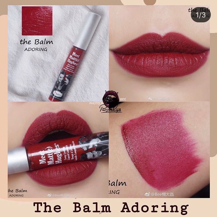 Son kem lì The Balm Meet Matte Huges liquid