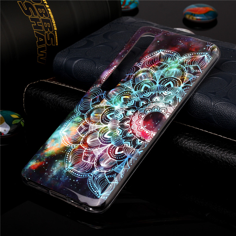 Ốp Điện Thoại Họa Tiết Hoạt Hình Màu Dạ Quang Cho Xiaomi 10 Pro Redmi 7a Note 7 8 Pro