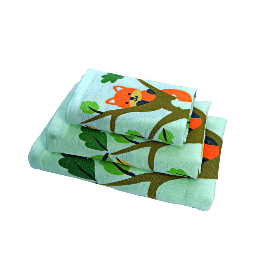 Khăn tay trẻ em Mollis HM5A chất liệu cotton 2 lớp 30 cm x 45 cm