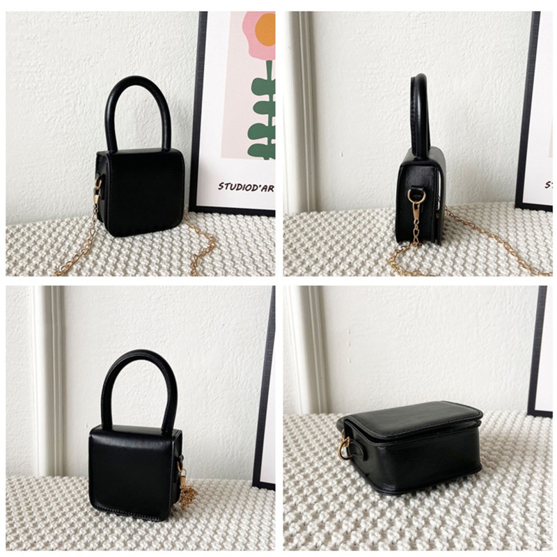 Túi Đeo Chéo Mini Bằng Da PU Thời Trang Dành Cho Nữ